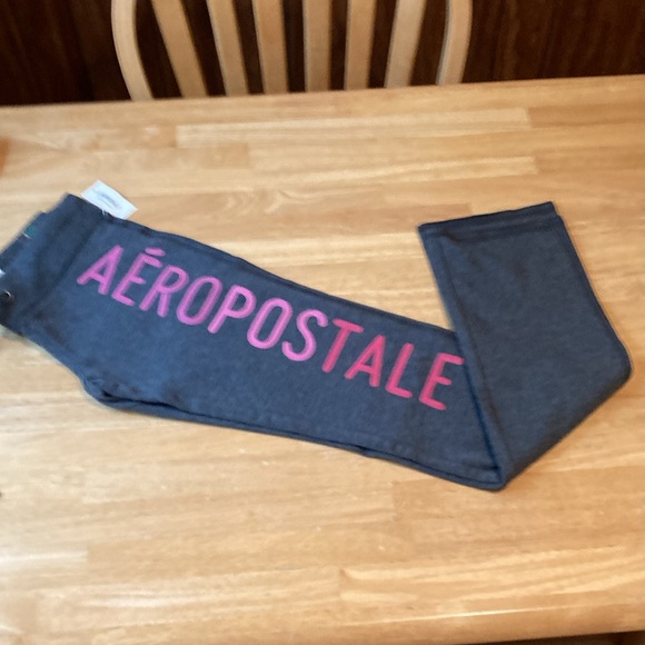 Areopostale Charcoal Gray Fitted Skinny Pants - Picture 2 of 5